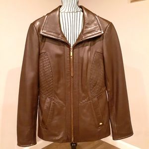 Ellen Tracy 100% Leather Jacket